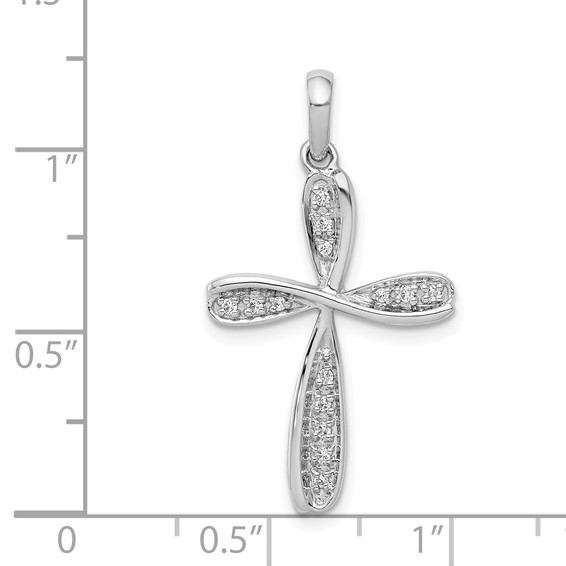 Gold Diamond Cross Pendants