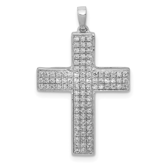Diamond Latin Cross Pendants