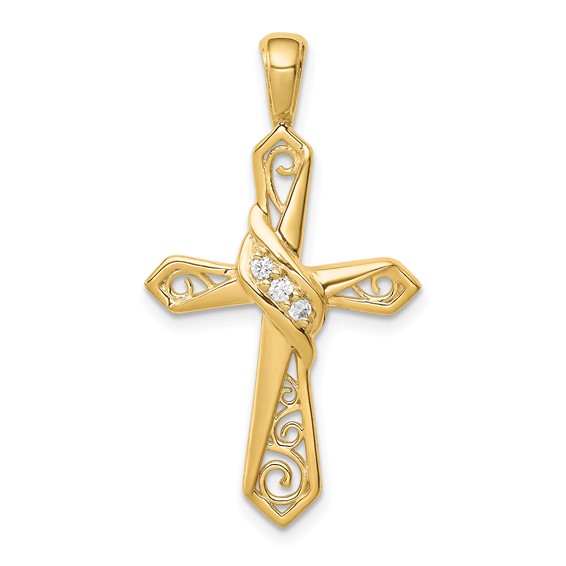 Diamond Cross Pendants
