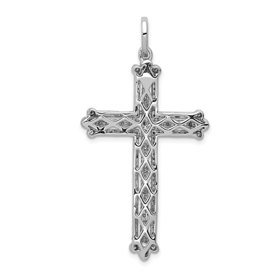Diamond Budded Cross Pendants