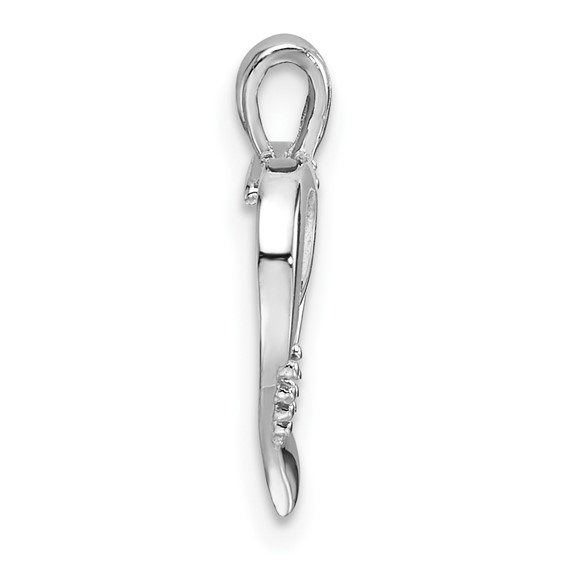 Diamond Heart Cross Pendants