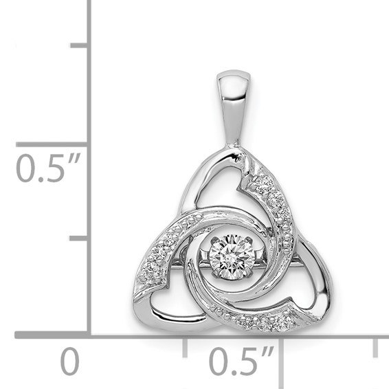 Vibrant Diamond Celtic Pendants