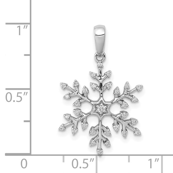Diamond Snowflake Pendants