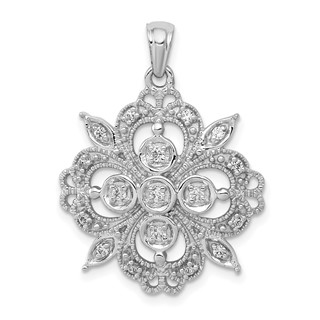 Filigree Diamond Pendants