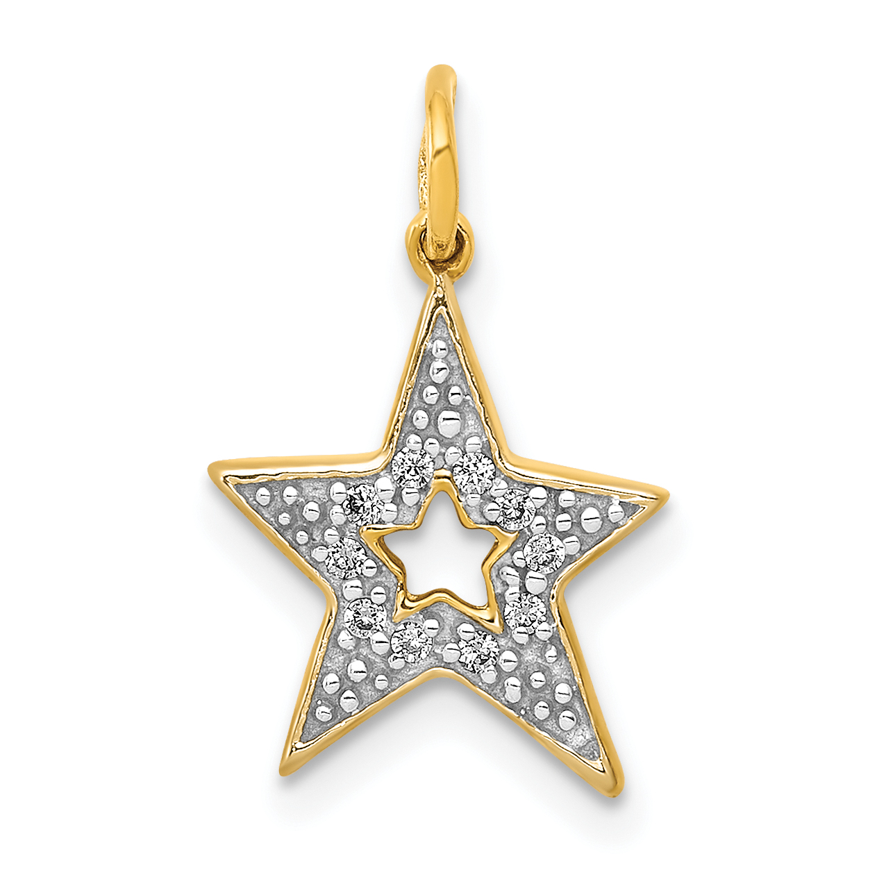 10k Diamond Star Charm (PM5177-005-1YA)