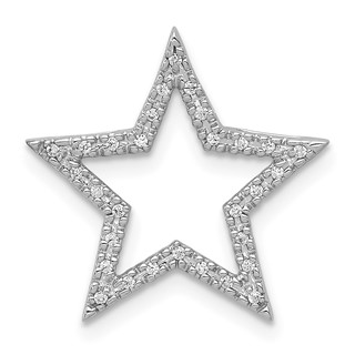 Diamond Star Chain Slide Pendants