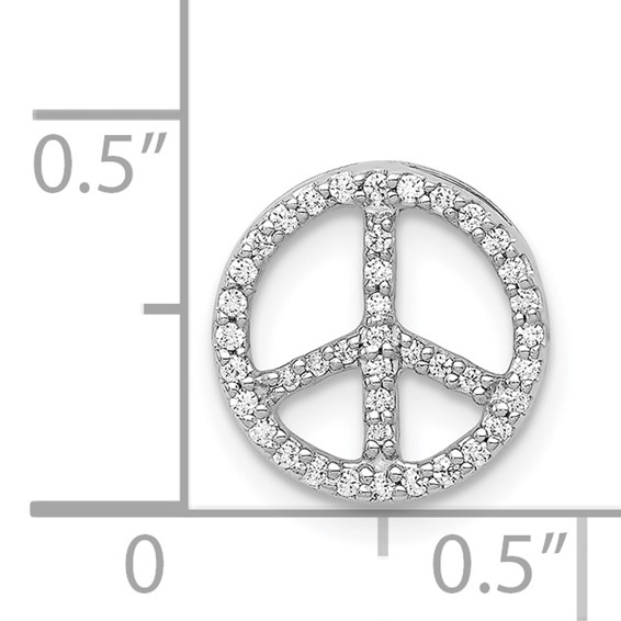 Diamond Peace Sign Slides