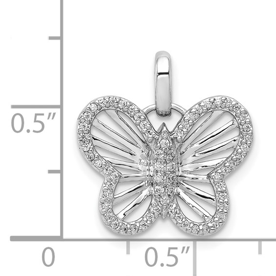 Diamond Butterfly Charms