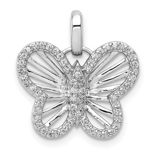 Diamond Butterfly Charms