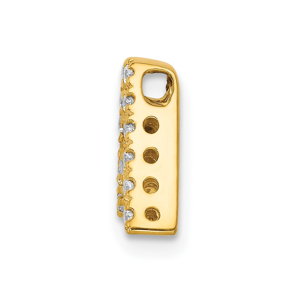 14K  Diamond Letter A Initial Charm (PM5221A-010-YA)