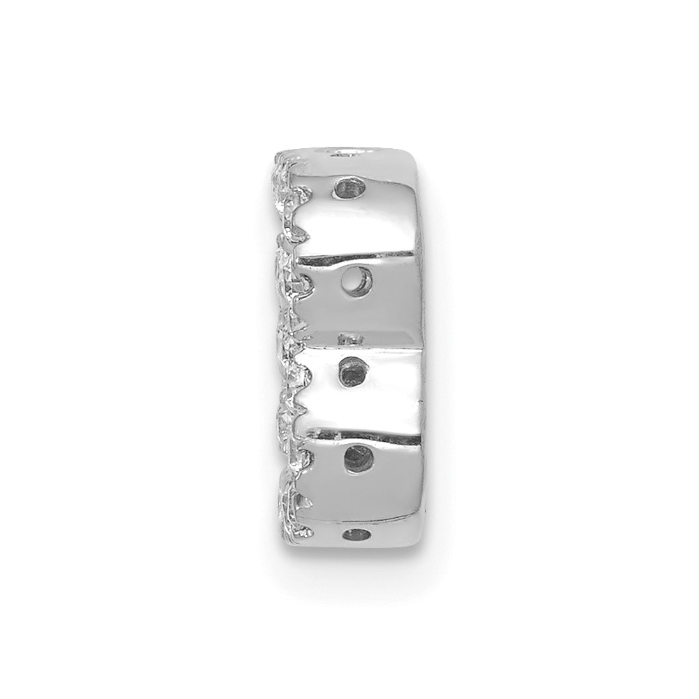 14K  White Gold Diamond Letter B Initial Charm (PM5221B-016-WA)