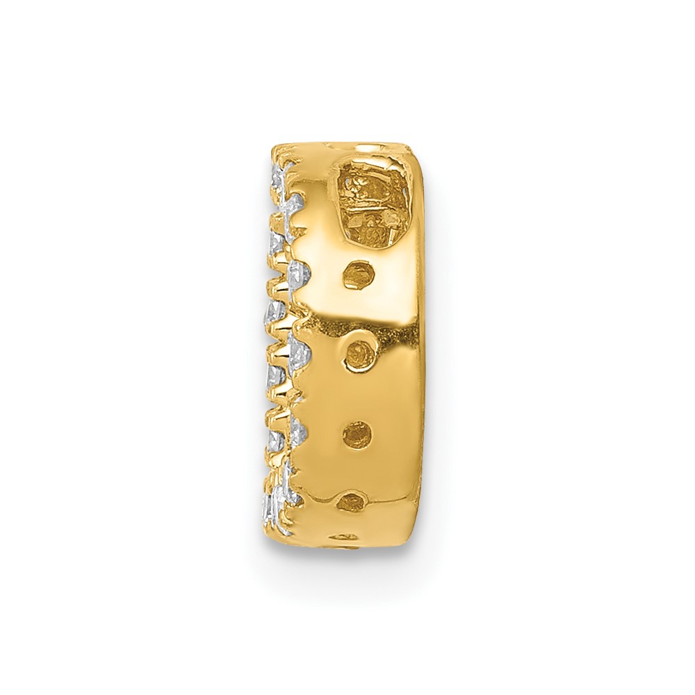 14K  Diamond Letter D Initial Charm (PM5221D-016-YA)