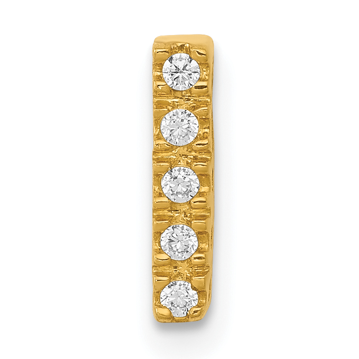 10K  Diamond Letter I Initial Charm (PM5221I-005-1YA)