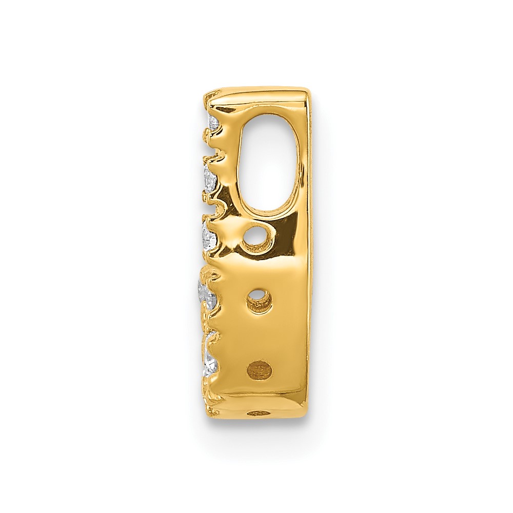 14K  Diamond Letter J Initial Charm (PM5221J-010-YA)