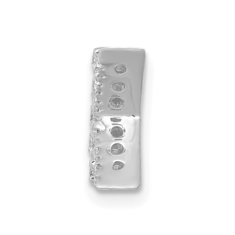 14K  White Gold Diamond Letter K  Initial Charm (PM5221K-013-WA)