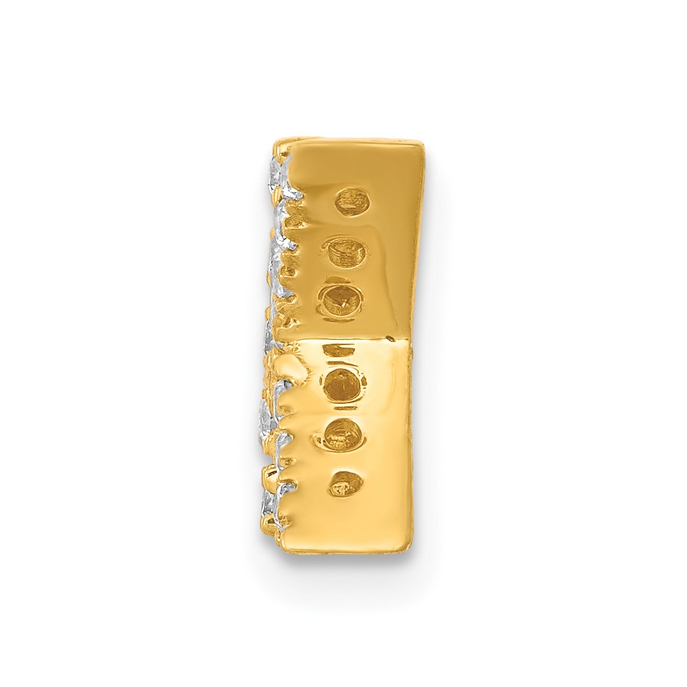 14K  Diamond Letter K  Initial Charm (PM5221K-013-YA)