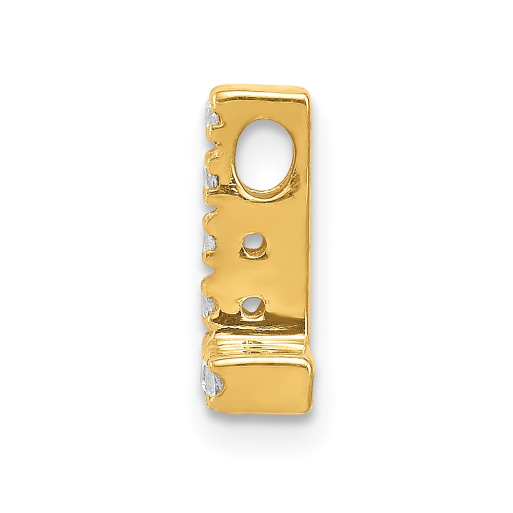 14K  Diamond Letter L Initial Charm (PM5221L-008-YA)