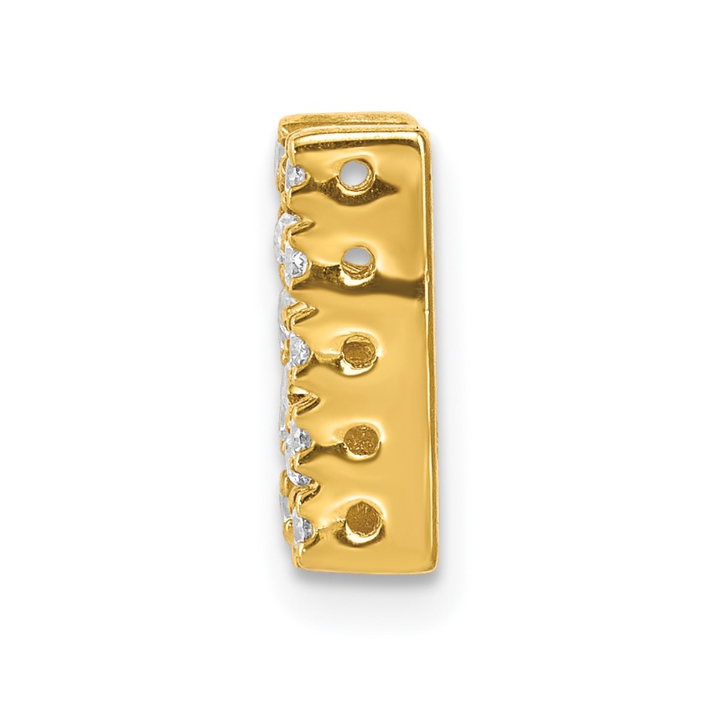 14K  Diamond Letter N Initial Charm (PM5221N-013-YA)