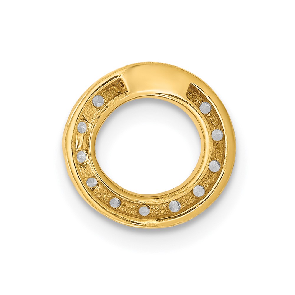 14K  Diamond Letter O Initial Charm (PM5221O-013-YA)