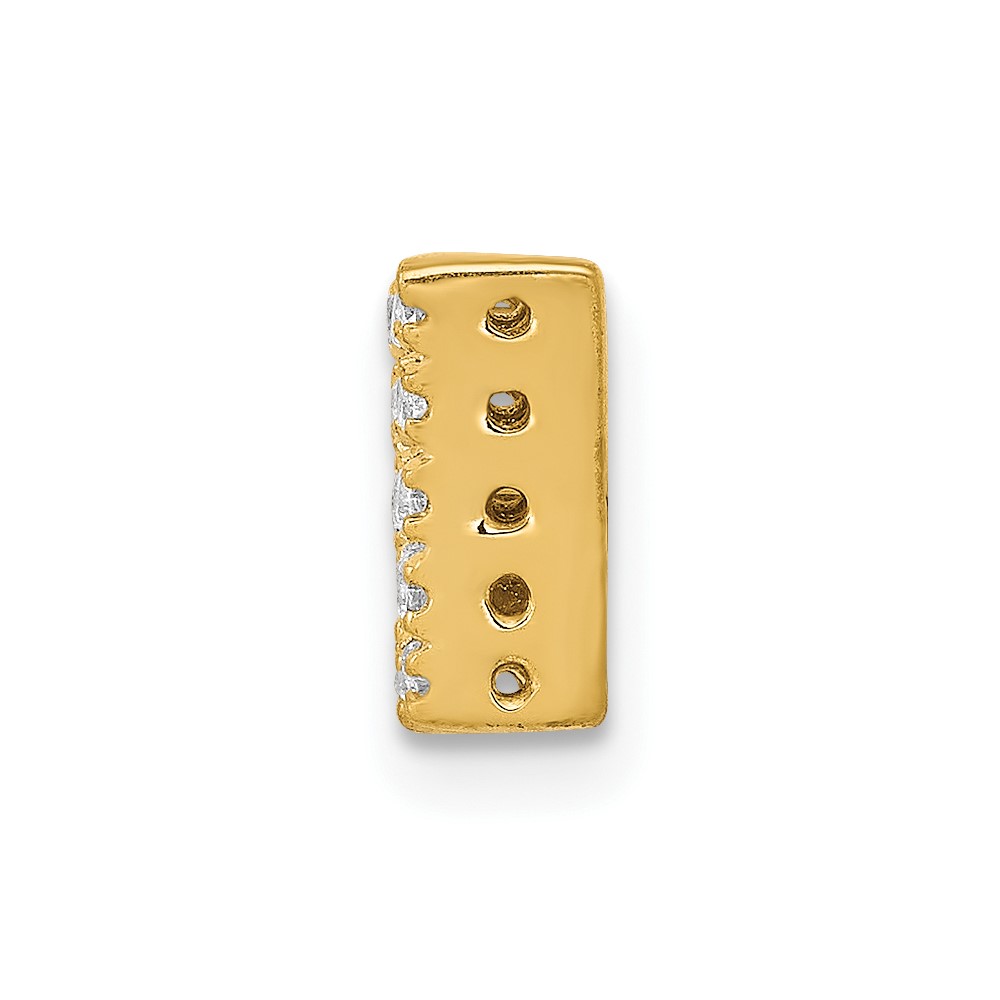 10K  Diamond Letter W Initial Charm (PM5221W-016-1YA)