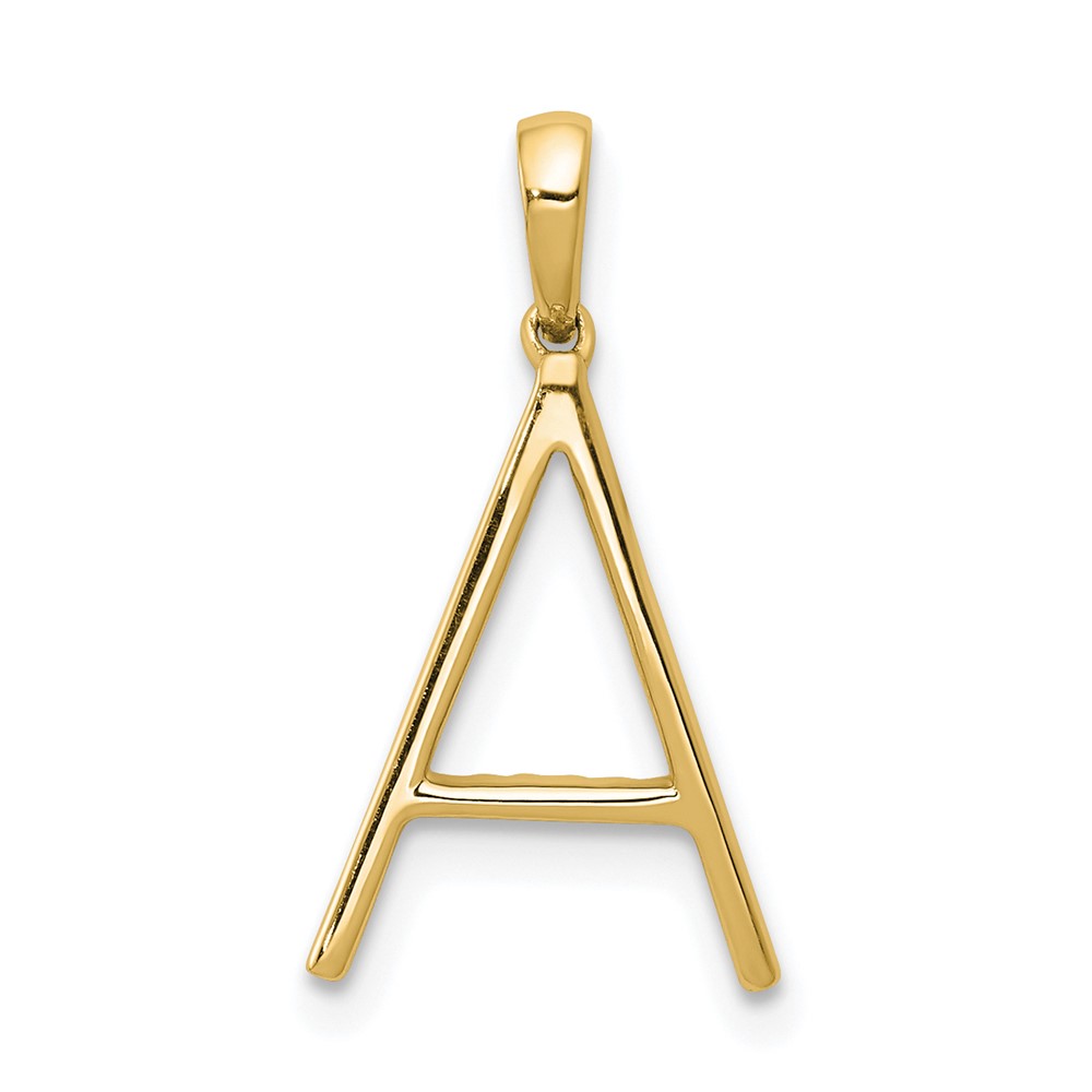 14K Diamond Letter A Initial Pendant (PM5222A-010-YA)