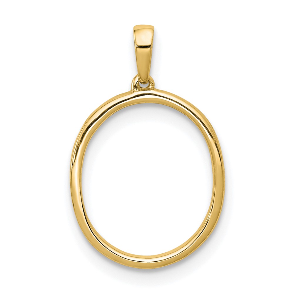 14K Diamond Letter O Initial Pendant (PM5222O-010-YA)