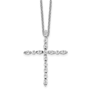 Diamond Cross Pendant Necklaces