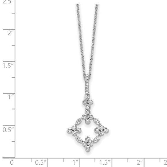 True Origin Lab Grown Diamond Bloom Fashion Pendant Necklaces
