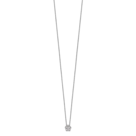 True Origin Lab Grown Diamond Floral Pendant Necklaces