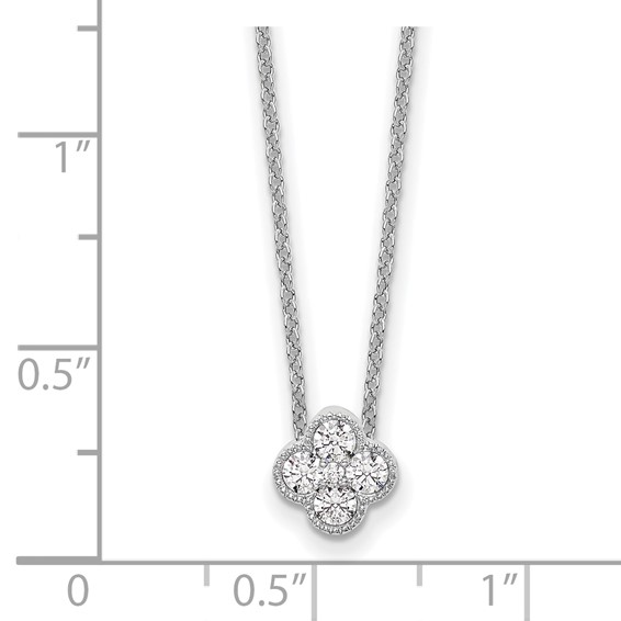 True Origin Lab Grown Diamond Bloom Pendant Necklaces