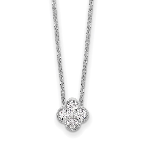 True Origin Lab Grown Diamond Bloom Pendant Necklaces