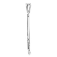 14K White Gold 0.25 Carat Lab Grown Diamond VS SI+ G+ Fashion Pendant view 2