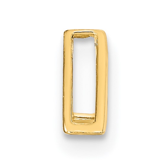 14k Polished Triangle Chain Slide