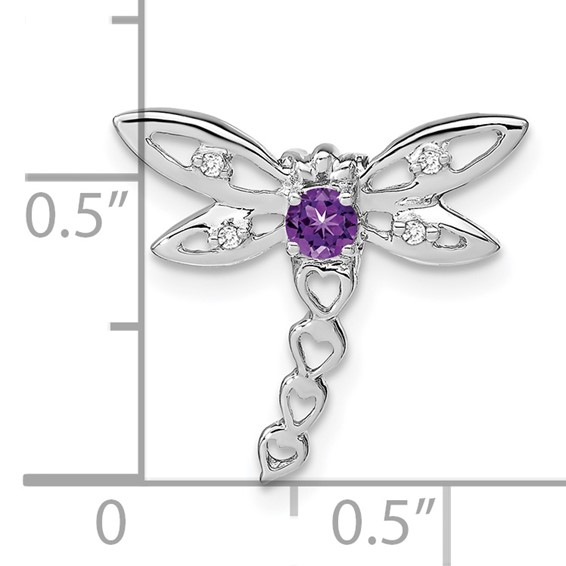 Gemstone & Diamond Dragonfly Chain Slides