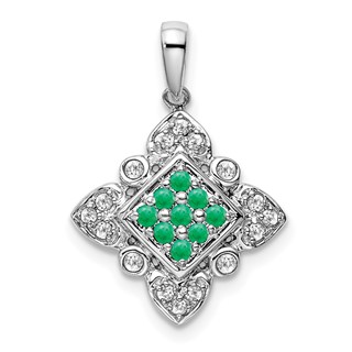 Gemstone and Diamond Vintage Pendants