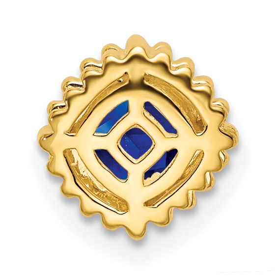 Cushion Gemstone Chain Slides