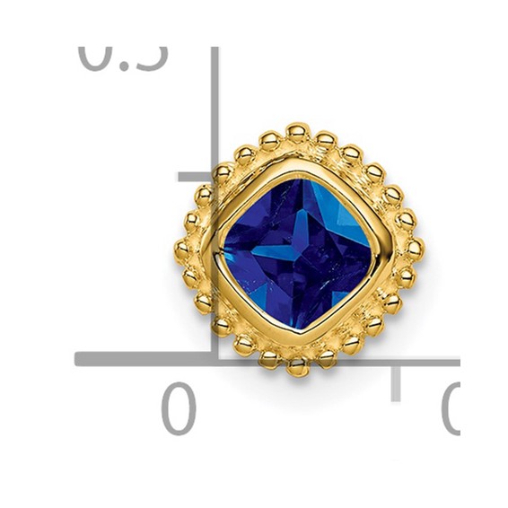 Cushion Gemstone Chain Slides