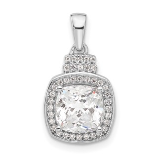 Sterling Silver CZ Fashion Pendant