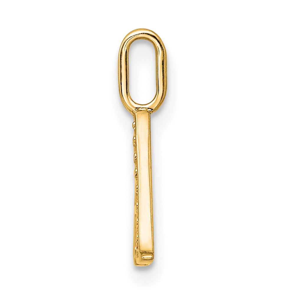 14K Diamond Letter A Initial Pendant (PM8365A-002-YA)