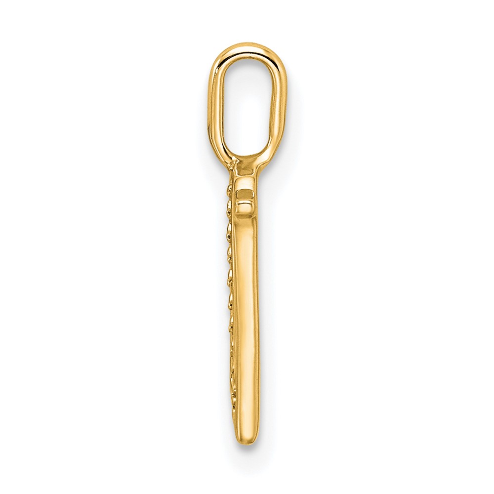14k Diamond Letter N Initial Pendant (PM8365N-003-YA)