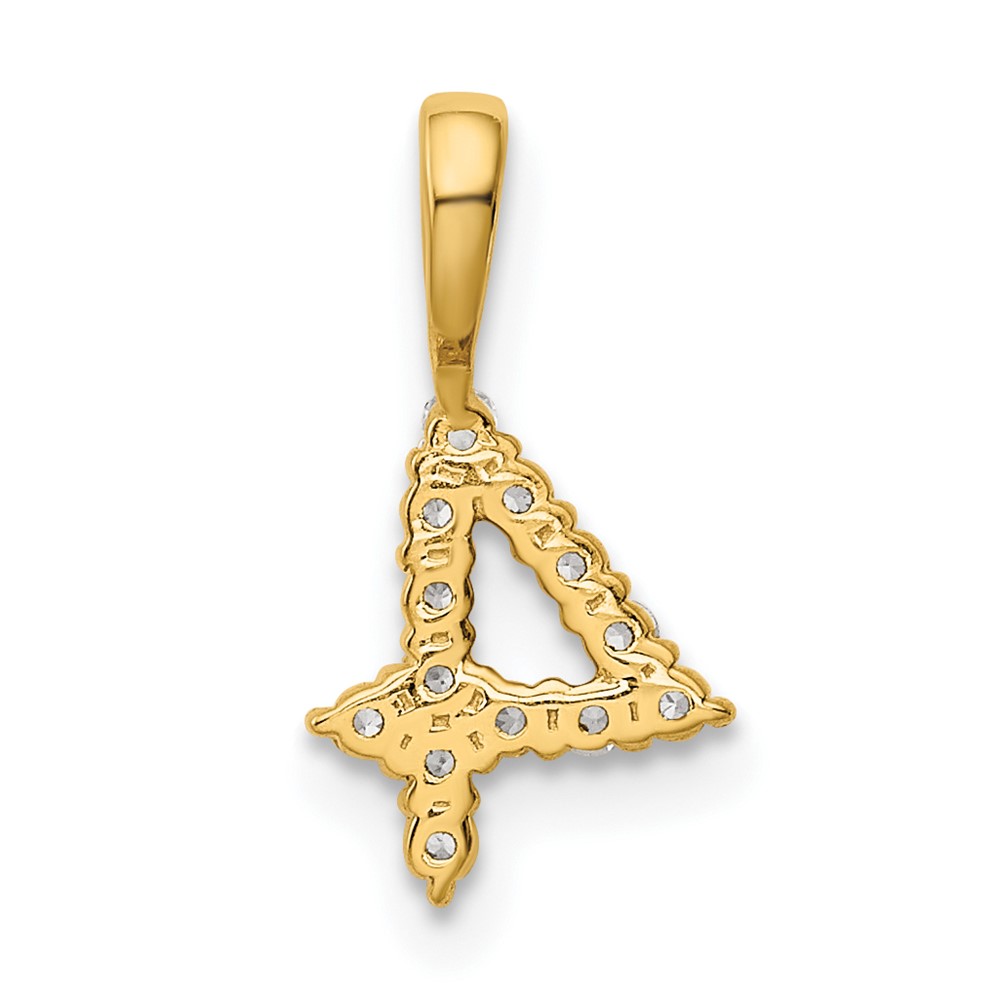 14K Diamond Number 4 Pendant | J.C.’s Jewelry & Repair