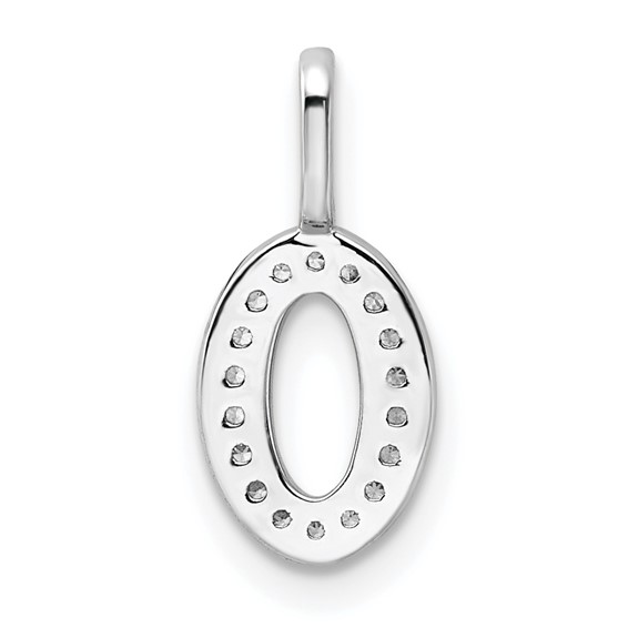 Diamond Number Pendant