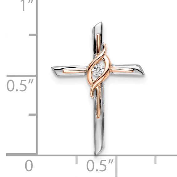 Gold Diamond Cross Pendants