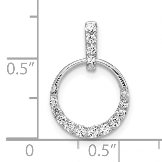 Diamond Circle Pendants