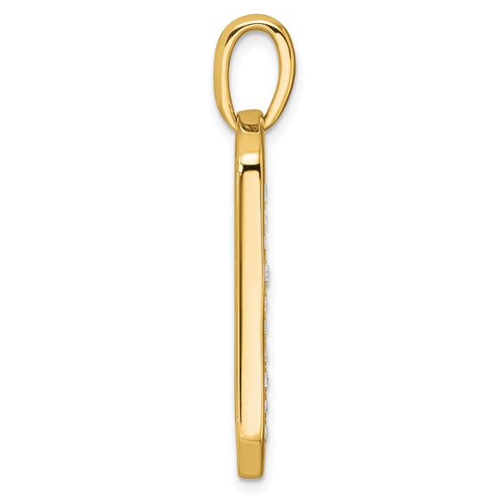 True Origin Lab Grown Diamond Men's Cross Dog Tag Pendants