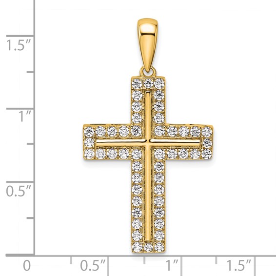 True Origin Lab Grown Diamond Cross Pendants