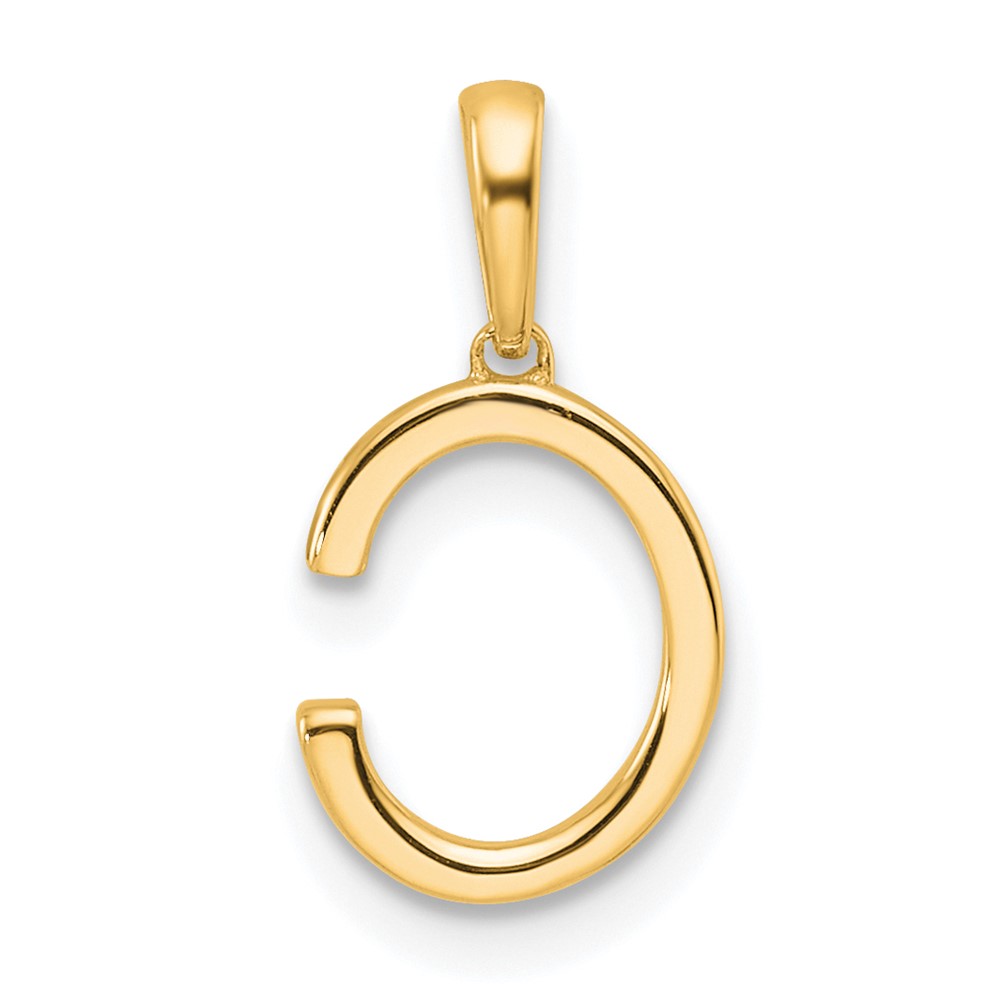 14K Diamond Letter C Initial Pendant (PM9798C-007-YA)