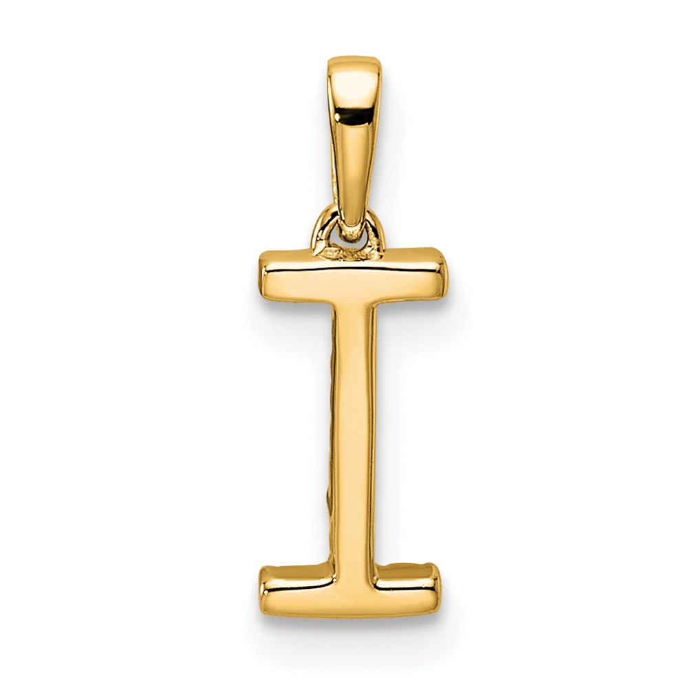 14K Diamond Letter I Initial Pendant (PM9798I-005-YA)