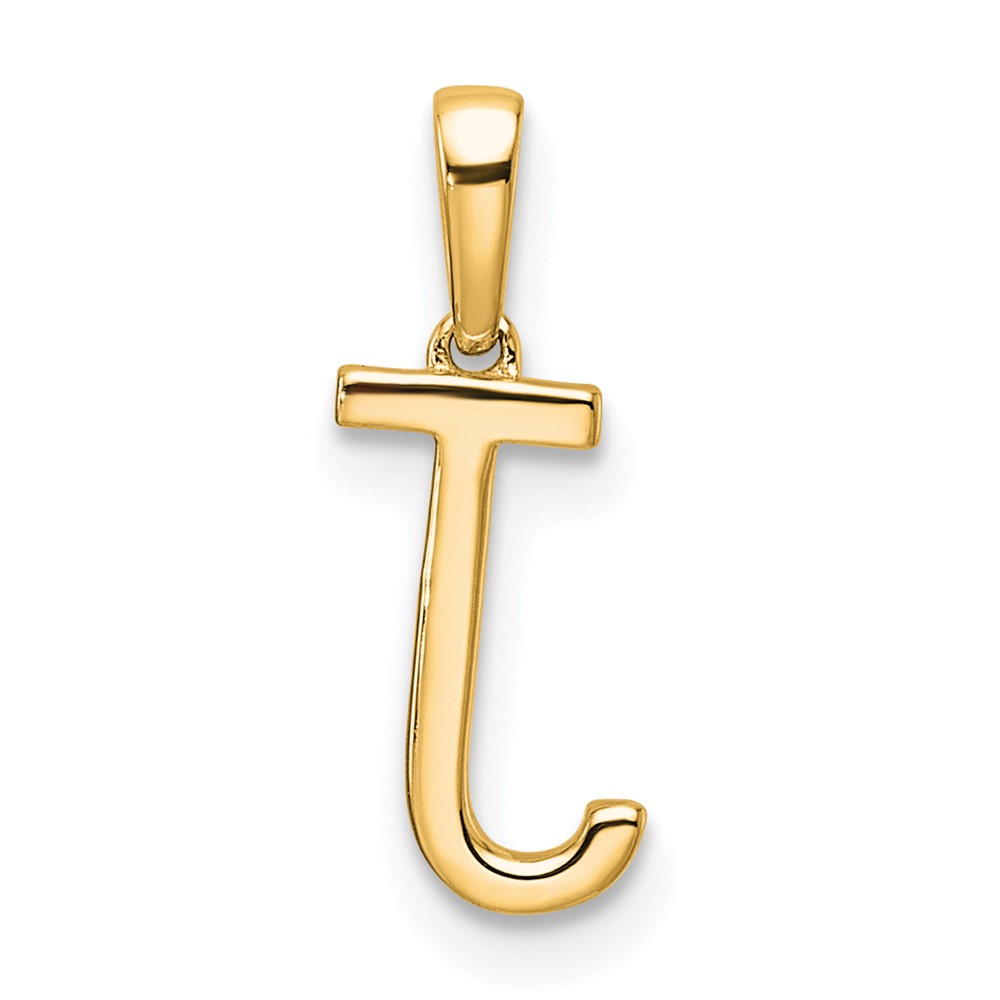 10K Diamond Letter J Initial Pendant (PM9798J-005-1YA)