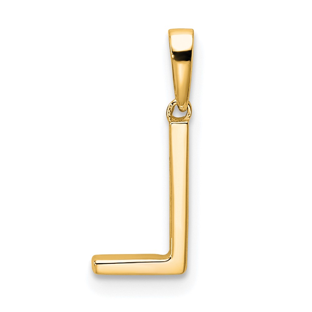 14K Diamond Letter L Initial Pendant (PM9798L-004-YA)